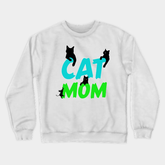 catmom7801 Crewneck Sweatshirt by SGcreative